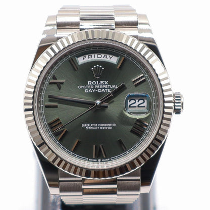 Rolex Day-Date 228239-0033 “Green Dial”
